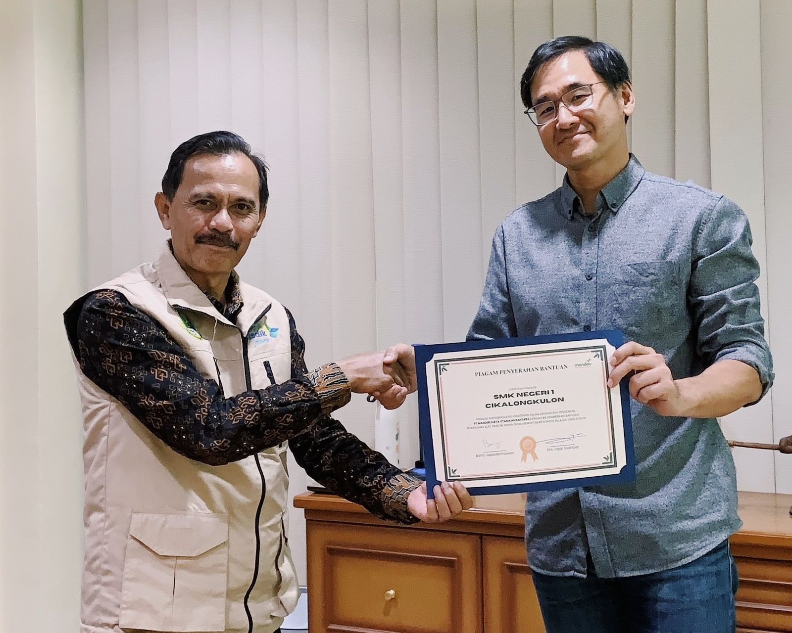 An Investment for the Future: The Synergy Between Mandau and SMKN 1 Cikalong Kulon