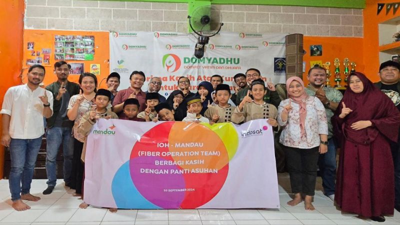 IOH-MANDAU Fiber Operation Team Shares Love with the Orphanage